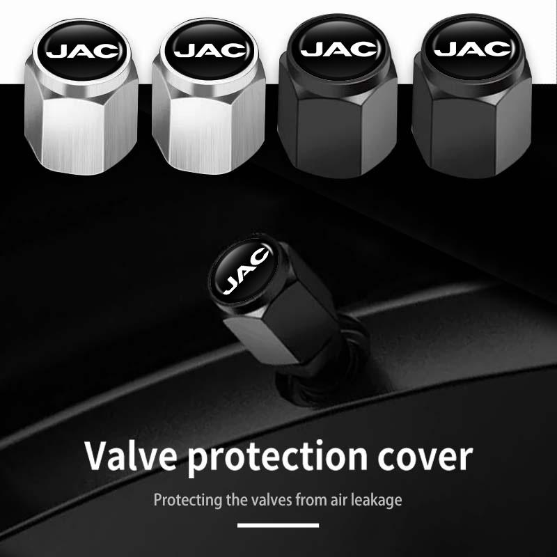 5PCS Car Tire Valve Caps Theftproof Aluminum Wheel Tyre Stem For JAC Refine J3 J2 S5 A5 J5 J6 J4 T8 Vapour S2 Vapour