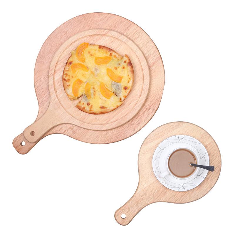 Wooden Pizza and Steak Serving Plate