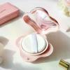Air Cushion Foundation DIY Box Mini Cute Empty Puff Box Portable Mirror For Bb Cream Cosmetic Makeup Case Container With Sponge