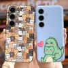 For Samsung Galaxy S24 5G Case S24 Plus New Fashion Cartoon Cover Soft Silicone Phone Case For Samsung S24 Ultra S 24 S24+ Shell