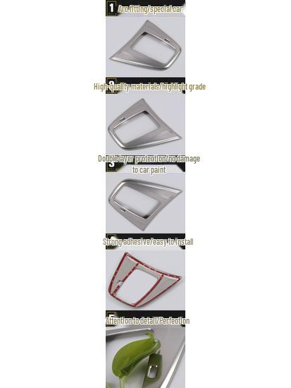 15 CRV Front Air Outlet Decorative Frame & Center Console Dashboard Sequin Sticker