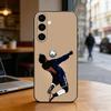 Soccer Legend Art Pattern Soft TPU Phone Case Black Silicone Soft For Samsung Galaxy A73,A72,A71,A70,A53,A52,A51
