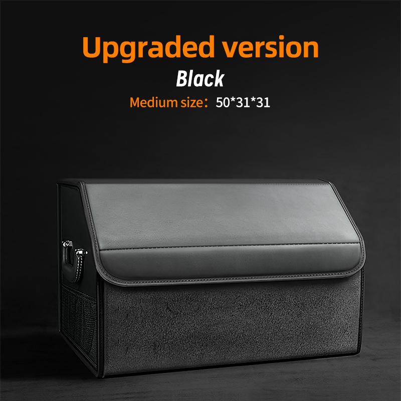 Auto Wildleder Kofferraum Organizer Große Kapazität Leder Faltbare Aufbewahrungsbox Tragbar Multifunktional Werkzeug Organizer Auto Zubehör
