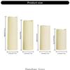 8Pcs Flameless LED Waterproof Lights Plastic Pillar LED Portable Light Enduring