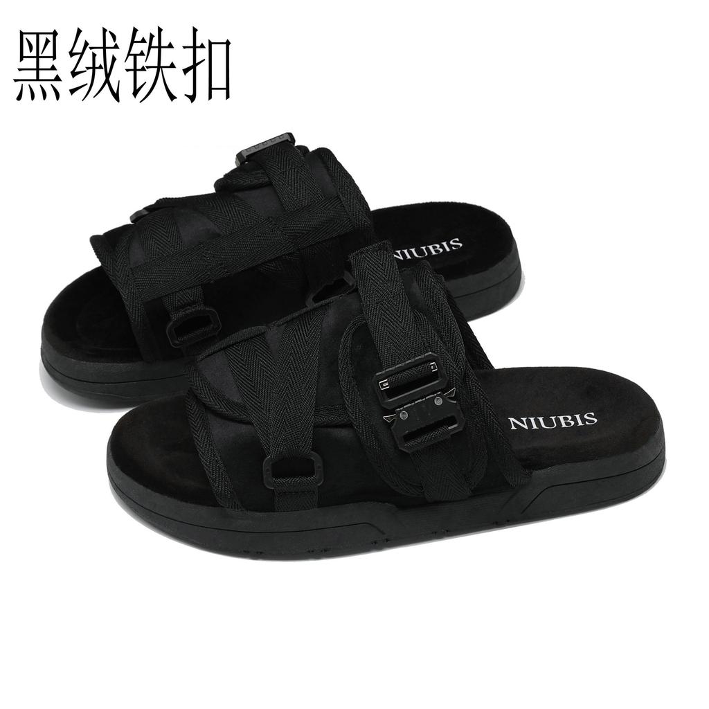 Fashion New Style Men's Casual Canvas Slippers Summer Outdoor Couples Beach Flip Flops Men Shoes