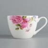 550ML, Bone China Breakfast Cups, Porcelain Tumbler Cup, Ceramic Coffee Mug, Large Mug with Handle, Cereal Bowl for Morning