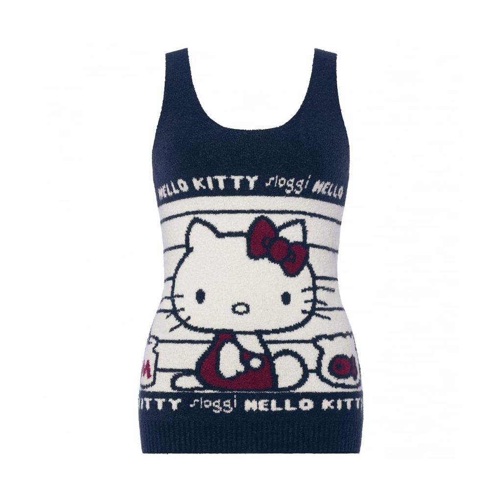 Triumph Sloggi G063 Hello Kitty Knit Top M023 Sizes (Navy) M-LL