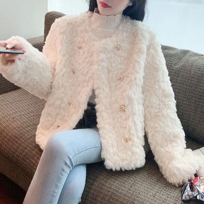 Manteau épais et ample de style princesse pour femme