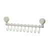 Plastic Material Wall Mounted Towel Rack With Hooks Hand Towel Holder  Shower