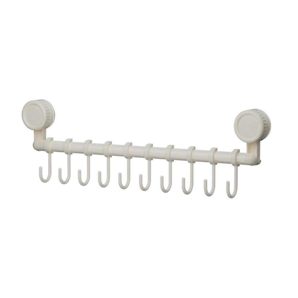 Plastic Material Wall Mounted Towel Rack With Hooks Hand Towel Holder  Shower