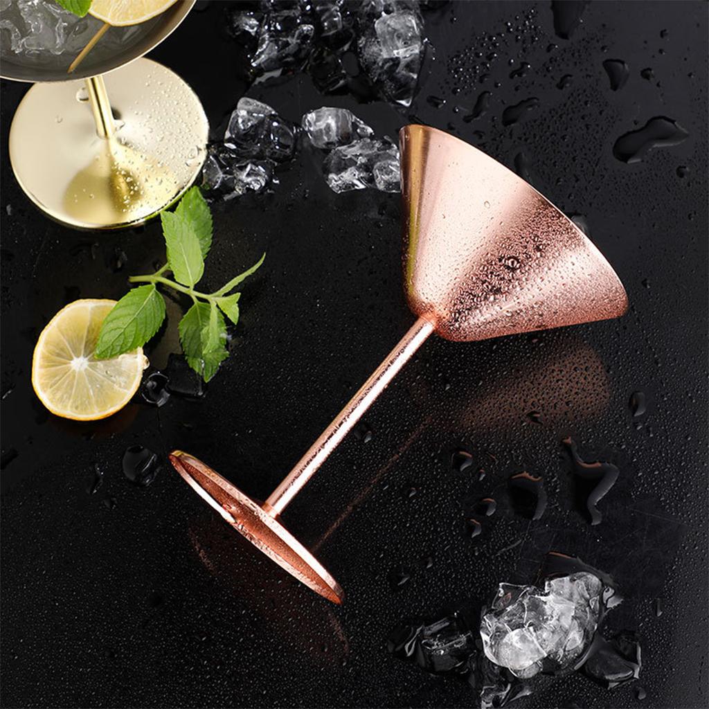 1 Pack Beverage Cup Martini Cups V Shaped Goblet for Homes Kitchens and Bar Use