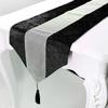32*180cm with Tassels Wedding Party Supplies Rhinestones Luxury Velvet Diamante Sparkling Table Runner Table Palcemat