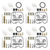 SHU.M-T 4 Sets 1991-1999 Yamaha FZX250 Zeal 3YX1 3YX2 Motorcycle Mikuni BDST26 Carburetor Repair Kit, Configure Float