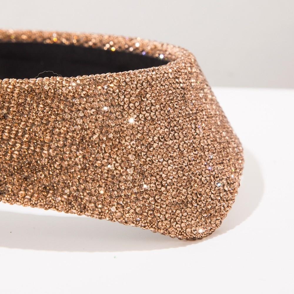 Ultra Glitzernde Diamantkrone Stirnband Retro Barock Glitzernder Haarreifen Für Frauen