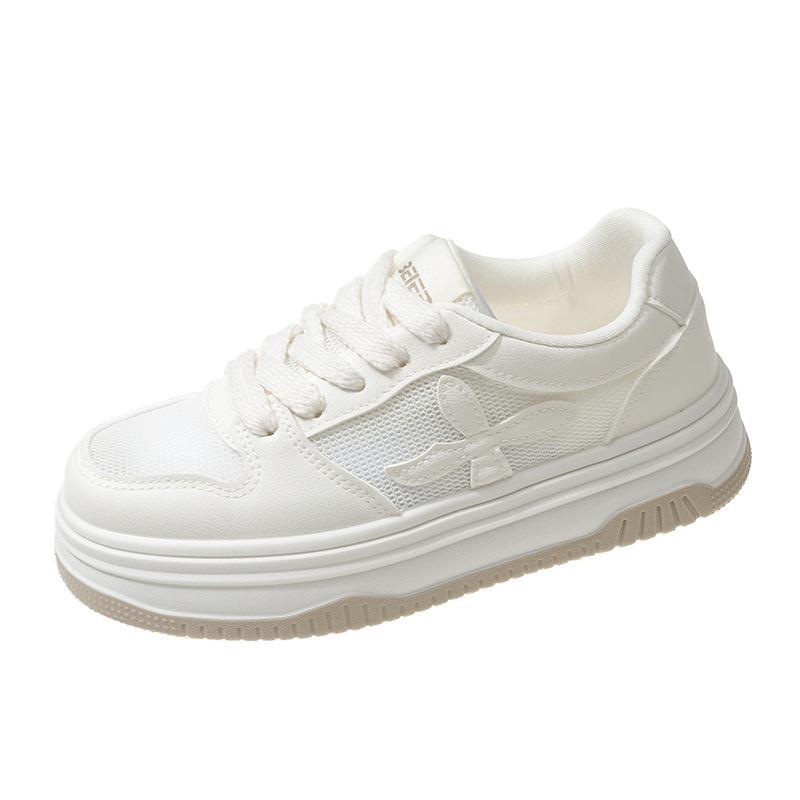 Frühling und Herbst Neue Atmungsaktive Mesh Weiße Schuhe Damen Vielseitige Sport- und Freizeitschuhe Damen Mesh Schuhe