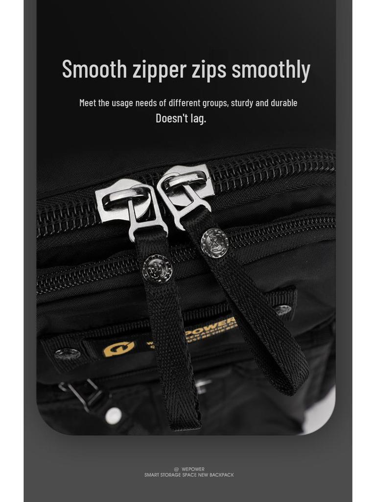 WEPOWER Bolsa Multifuncional para Deslocamento ao Ar Livre - Transversal de Ombro Duplo ou Simples Conversível para Uso Versátil