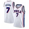 Philadelphia 23 Basketball Jersey Sleeveless Tank Top Quick Dry Sport Streetwear Fans Training Vest White Blue Family Matching