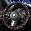Car Auto Steering Wheel Cover Crystal Sparkle Diamond Anti-slip Protector