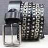 Gothic Y2K Star Eyelet Rivet Leather Belt