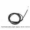 Black Electric Scooter Brake Line for KUGOO M4 / M4 Pro Electric Scooters Scooter Maintenance