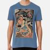 Klassisches Japanisches Legendäres Krieger Drache Japan Kunst S bis 5XL Hergestellt in den USA T-Shirt