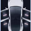 For Tesla Model 3 Y S X Car Door Welcome Light PLAID Time Space Tunnel Lights Door Step Ghost Light New Model Y Juniper 2025