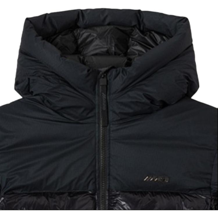 Mizuno Hooded Windproof Water-Repellent Goose Down Insulated Jacket Men Jacket Black D2CN24M8-09
