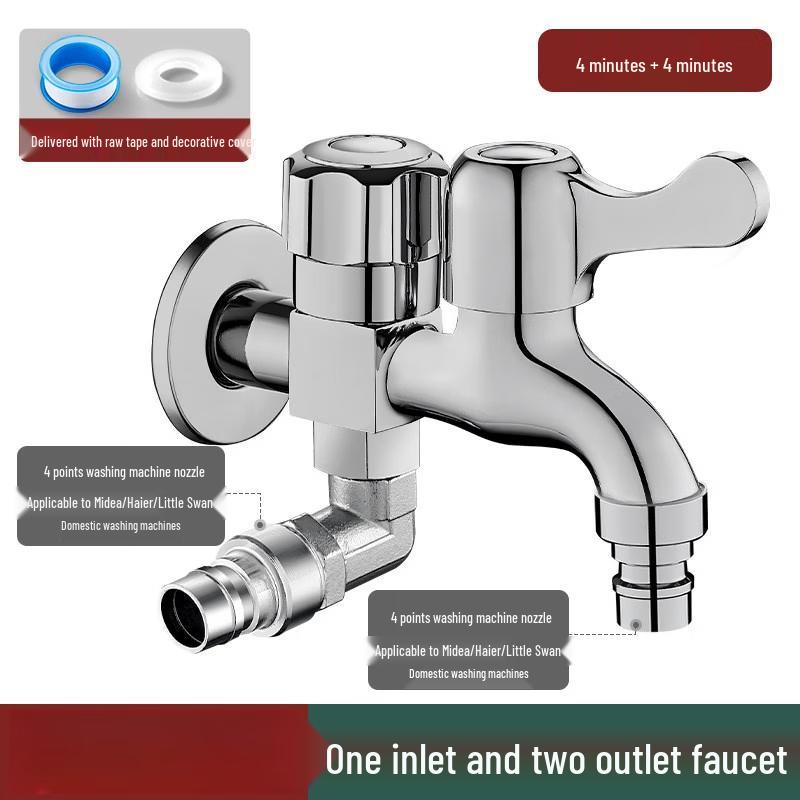Yuzhuxun HC Bent Angle Dual Outlet Faucet