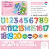 Magnetic Puzzle Toy Letters Numbers Animal Vehicle Refrigerator Sticker 8 Themes Fridge Sticker Early Educational Puzzle Toys