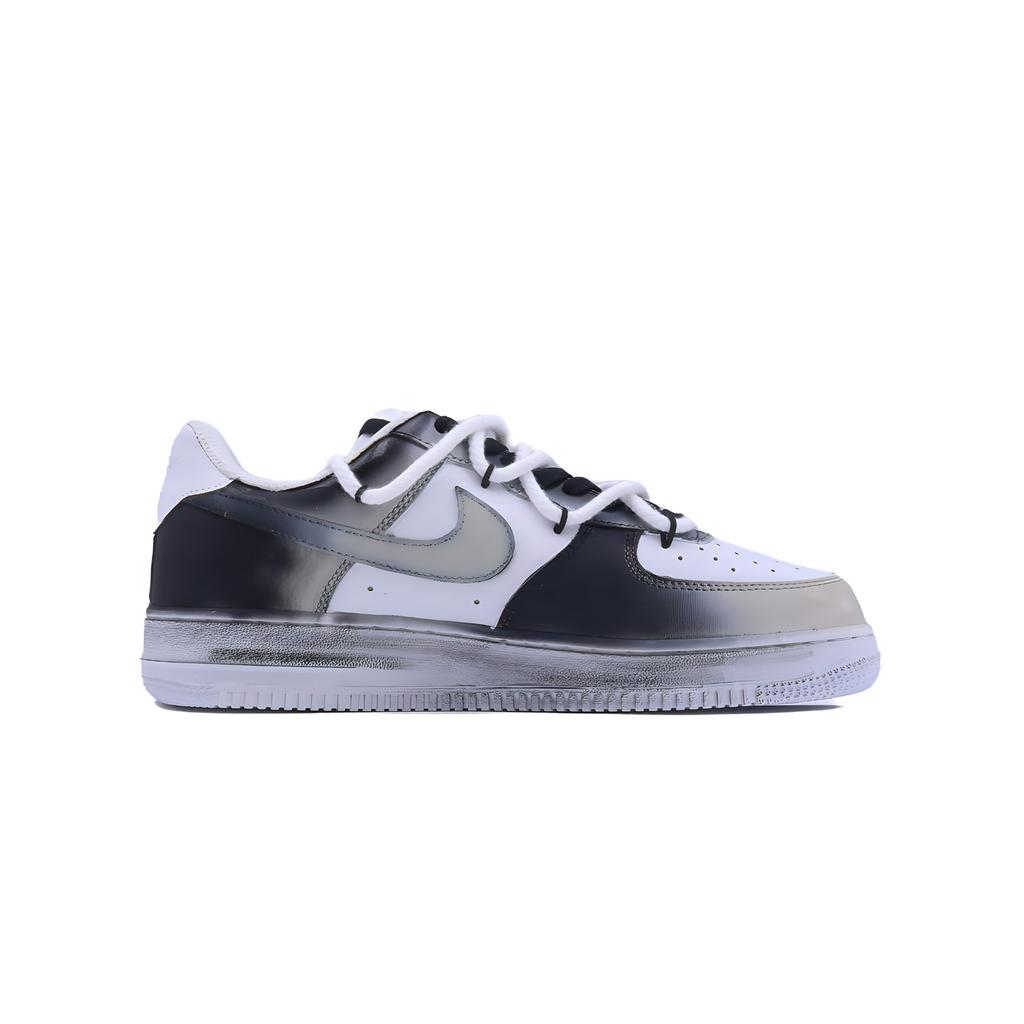 Nike Air Force 1 Singularity, Hades Slip Resistant Abrasion Resistant Low top Skateboard Shoes Unisex Black Gray CW2288-111(Team779-)