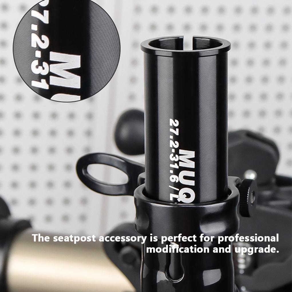 Seatpost Shim Adapter Cycling Accessory Aluminum Alloy Seatpostss Tube Sleeve Sitting Tubes Adapters Bike Part Fittings