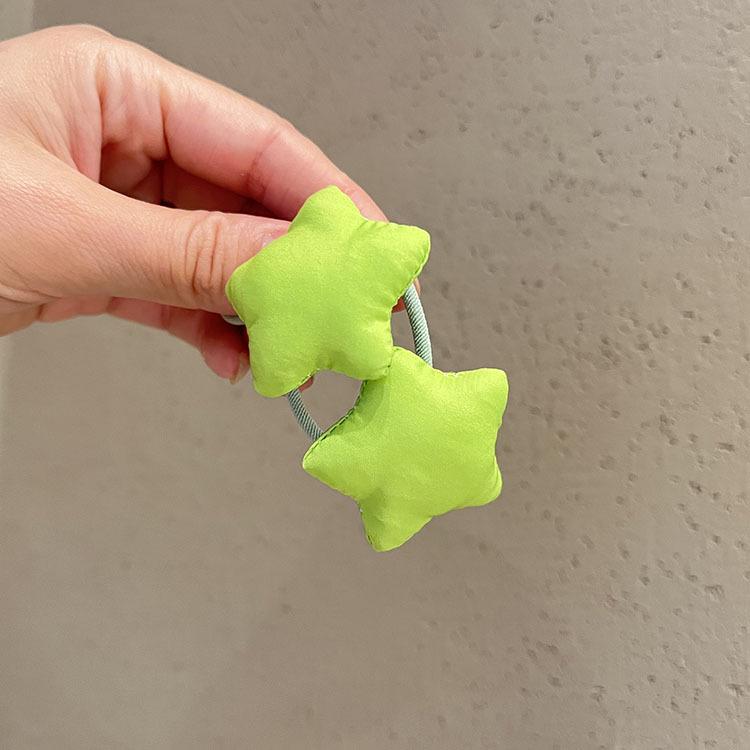 Children's Candy Color Star Hair Tie - Cute Baby Ponytail Accessory