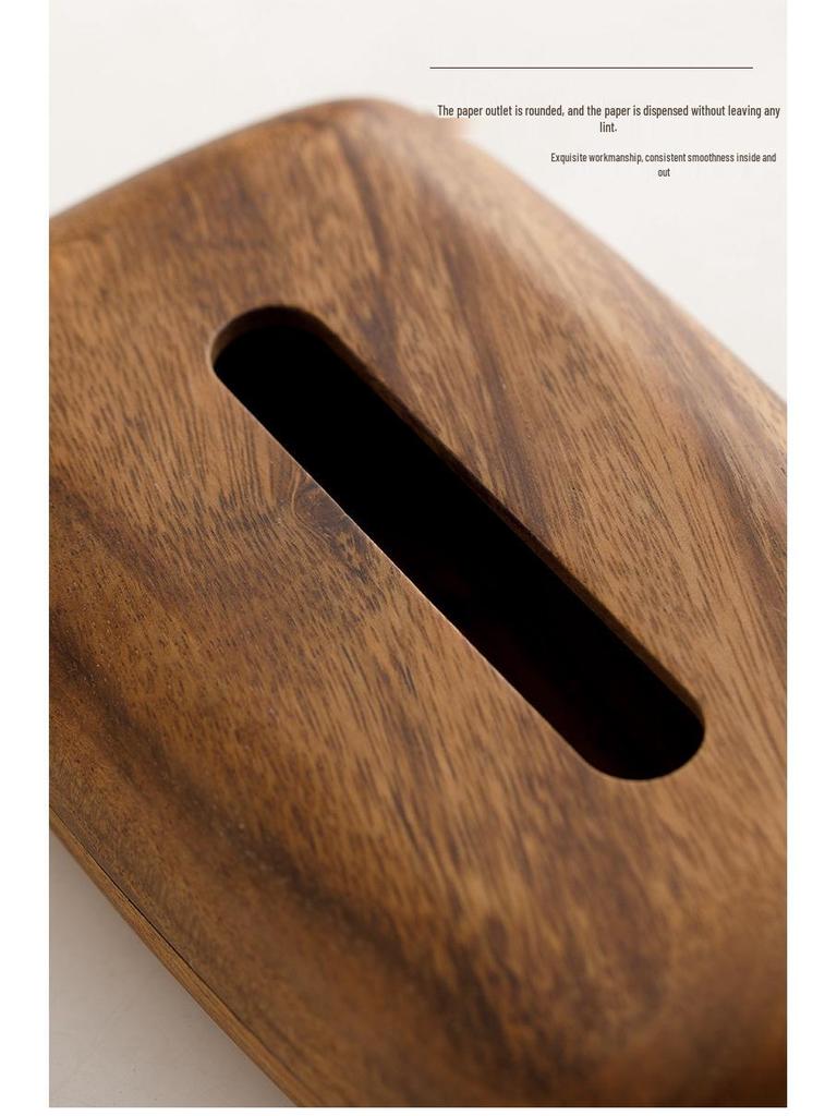 Solid Wood Tissue Box for Home, Hotel, or Office: Simple and Stylish Design