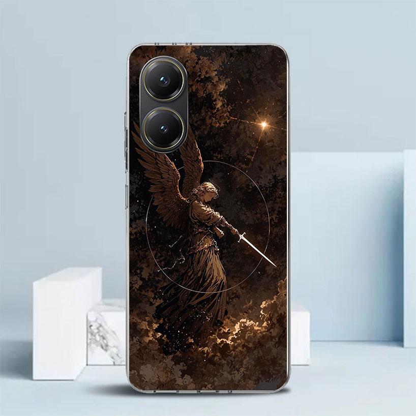 Archangel Michael Soft Cover for Xiaomi Poco F7 Ultra X7 X6 X5 Pro M7 Phone Case Redmi 15 15C 13 13C 12 12C 10 10C Print Shell P