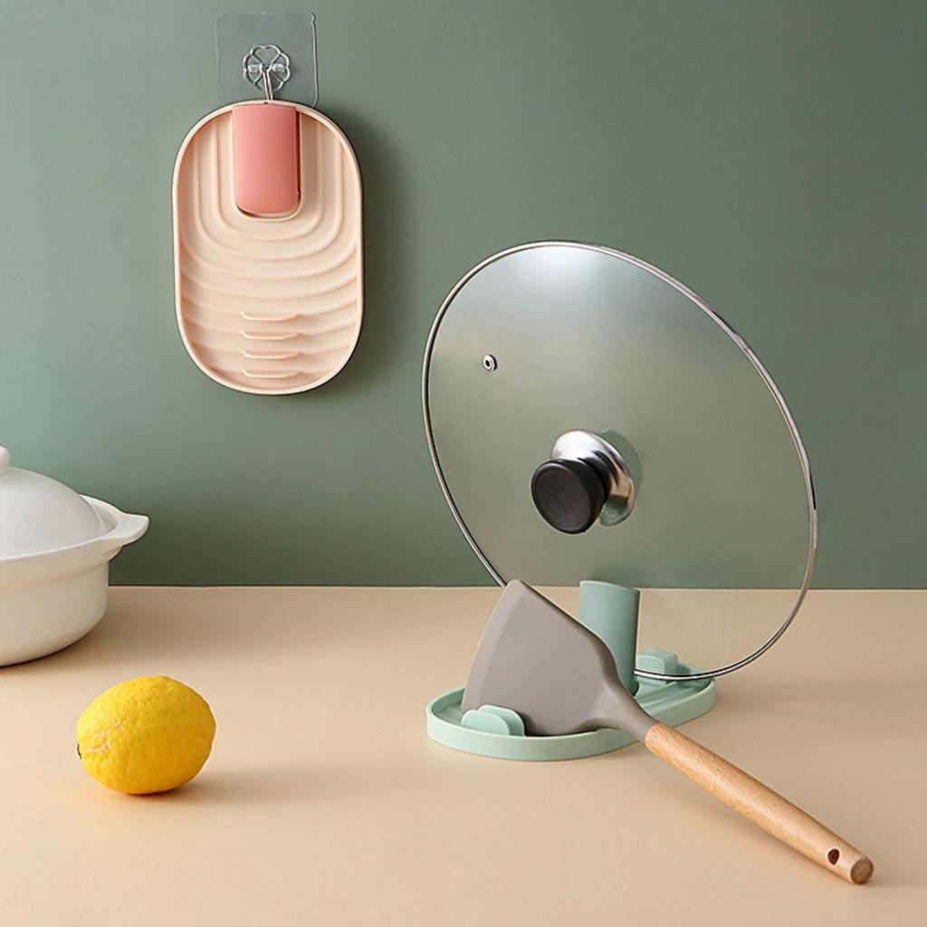 Spoon Rest For Stove Top, Multifunctional Foldable Pot Lid Holder, Pan Pot Cover Lid Racks For Kitchen Gadgets Shelf Stand Holder Home Utensils