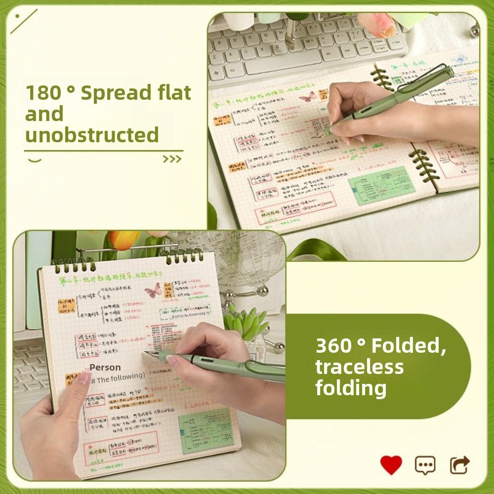 Color Loose-leaf Notebook 120 Pages Hand Account Book Multifunctional Diary Book School Office