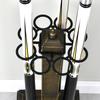 8-Hole Metal Floor-Standing Billiard Cue Rack