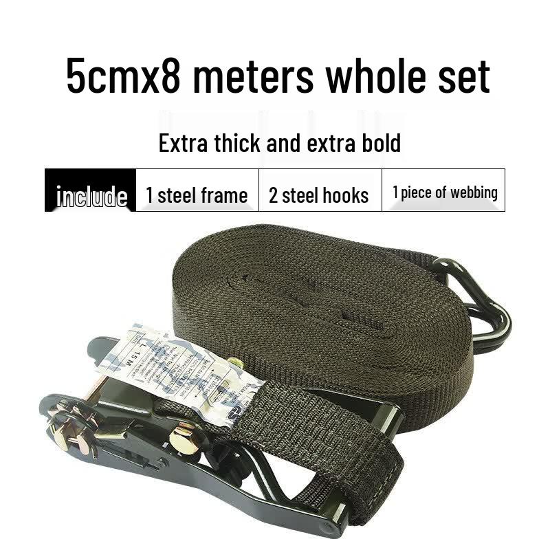 Heavy Duty Truck Cargo Tie-Down Ratchet Straps