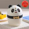 Cartoon Panda Toothpick Holder - Creative Portable Plastic Container with Logo Printing
