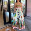 2026 Modern Style Women's Sleeveless High-Waisted Printed Camisole Dress - Casual and Commute Wear