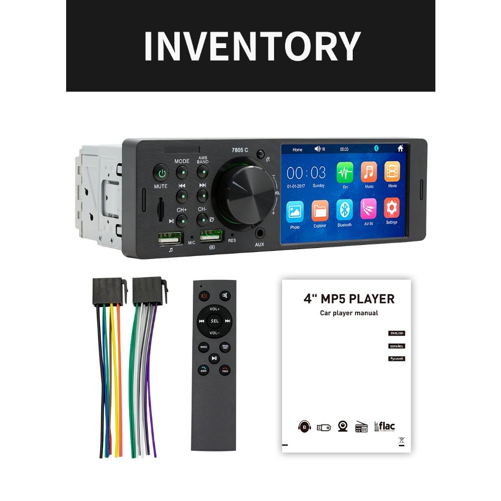 One Din 4,1 Zoll High-Definition-Auto-MP5-Player MP3 Bluetooth Freisprecheinrichtung Rückfahrbild Auto-CD-Modifikation Audio-Player Hifi