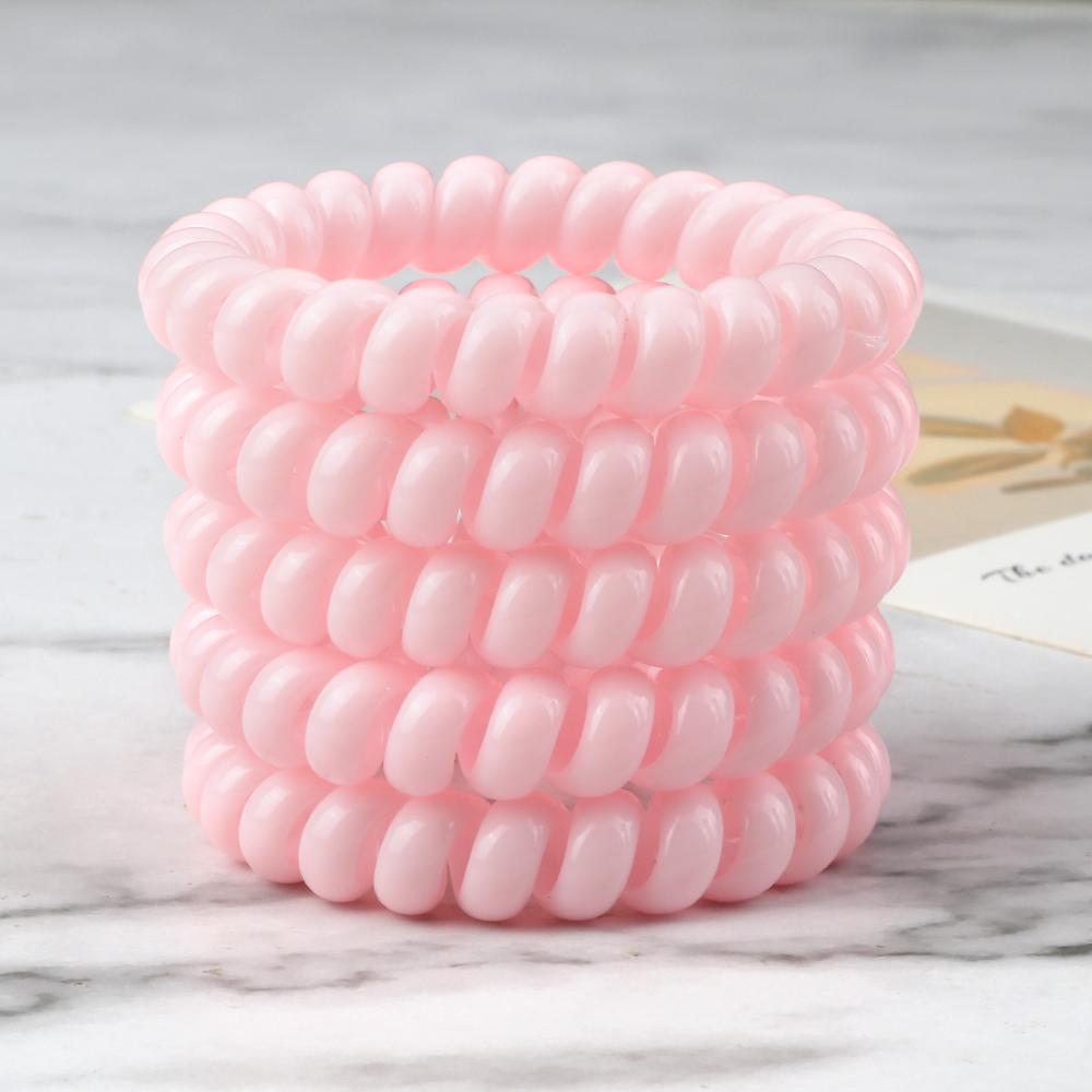 5 buc/set Elastic Culori Bomboane Fir de Telefon Simplu Benzi de Păr pentru Femei Coadă de Păr pentru Copii Fete Scrunchies Bandă de Păr Gumă Cadouri