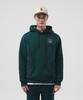 C Logo Oversized Fleece-Lined Hoodie [Green] (Uyalt19_66)