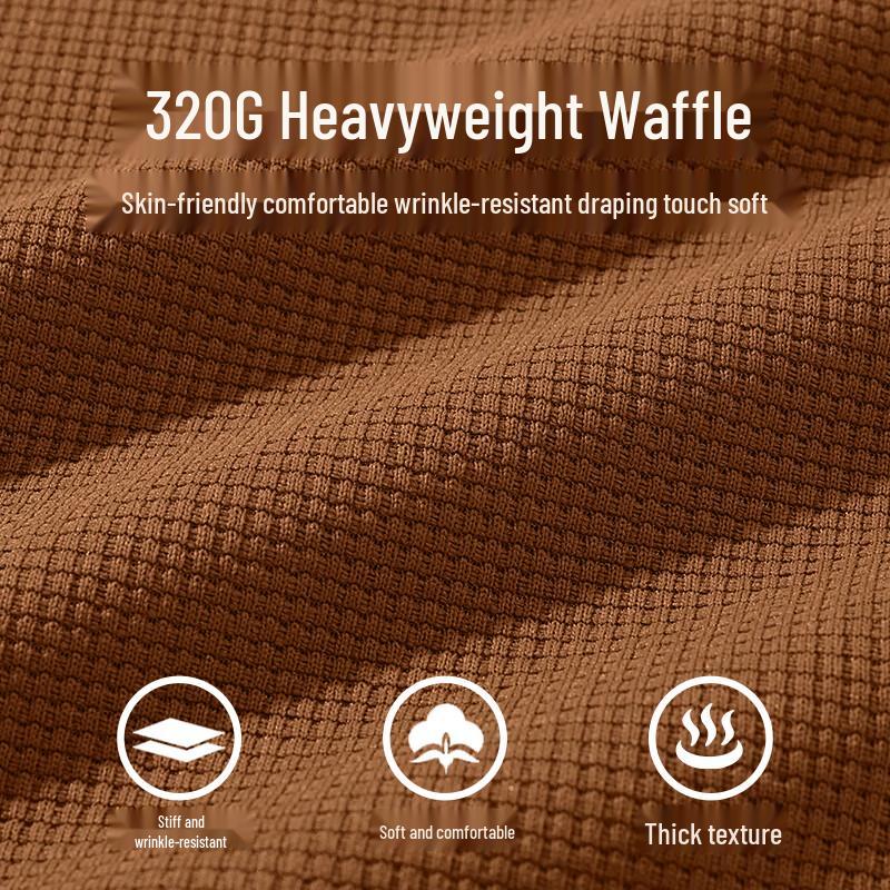 JEEP SPIRIT Men's Waffle Knit Half-Zip Sweatshirt