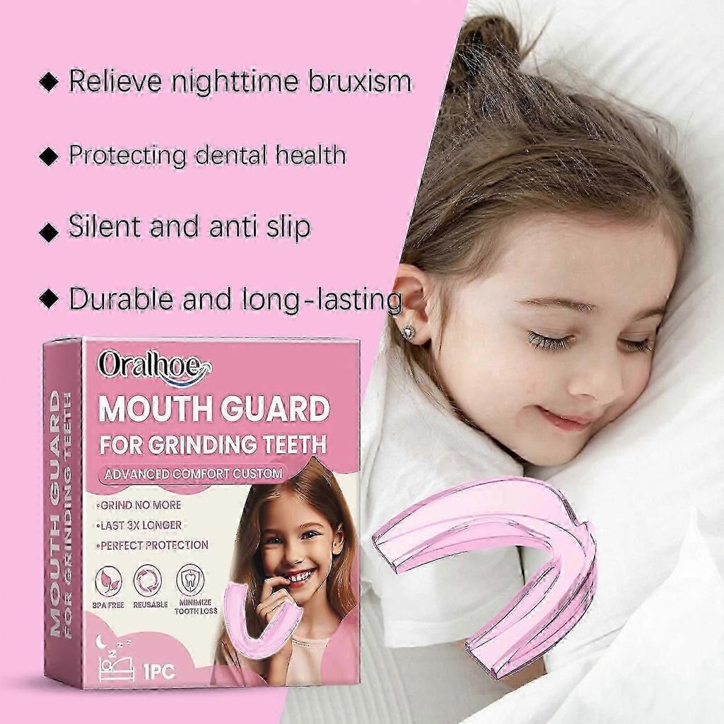 1-3x Kids Mouth Guard for Teeth Grinding, Comfortable Kids Night Guard, Anti-Bruxism Dental Guard for Children