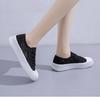 Summer New Student Mesh Women's Shoes Flat Lace Breathable White Shoes for Women