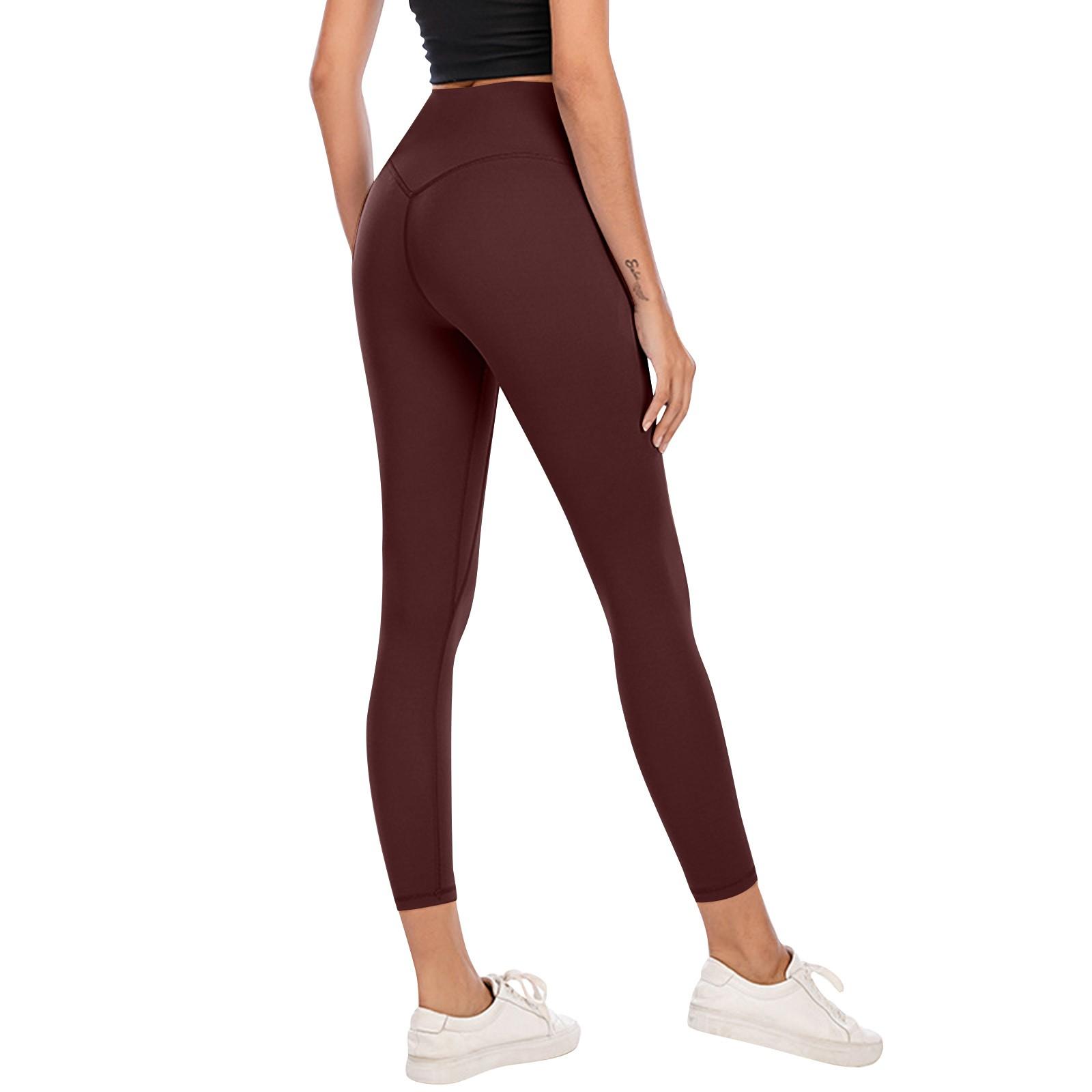 

Одежда для йоги Персиковый Спортивный Костюм Подтяжка Бедер Фитнес Штаны Без Смущающих Линий Телесного Цвета Обтягивающие Штаны Для Йоги С Высокой Талией S