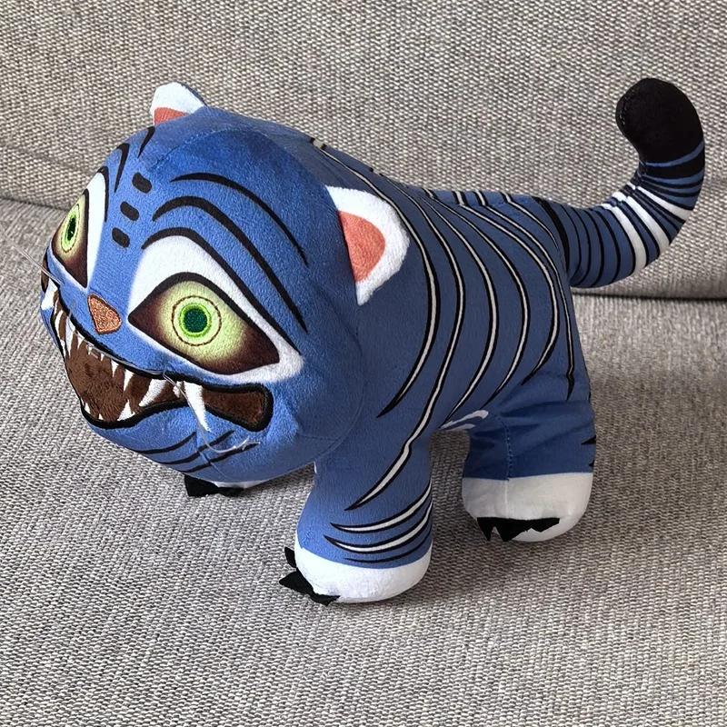 TreasuringU Neue Kpop Dämon Plüschtiere Spiel Jäger Tiger Kuscheltier Puppe Blauer Tiger Tiere Plüschtier Geburtstagsgeschenke