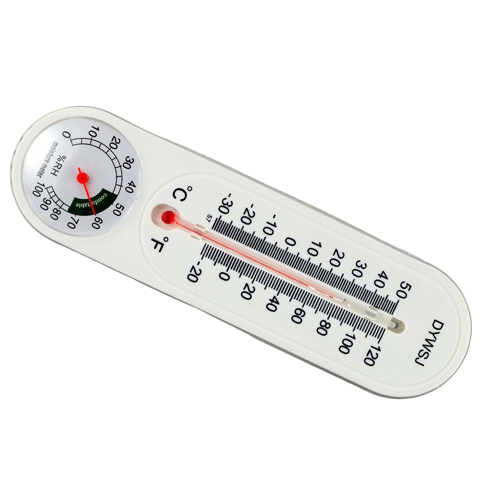 Hygrometer Breeding Thermometer Temperature Reader Wall Mount 23*6cm