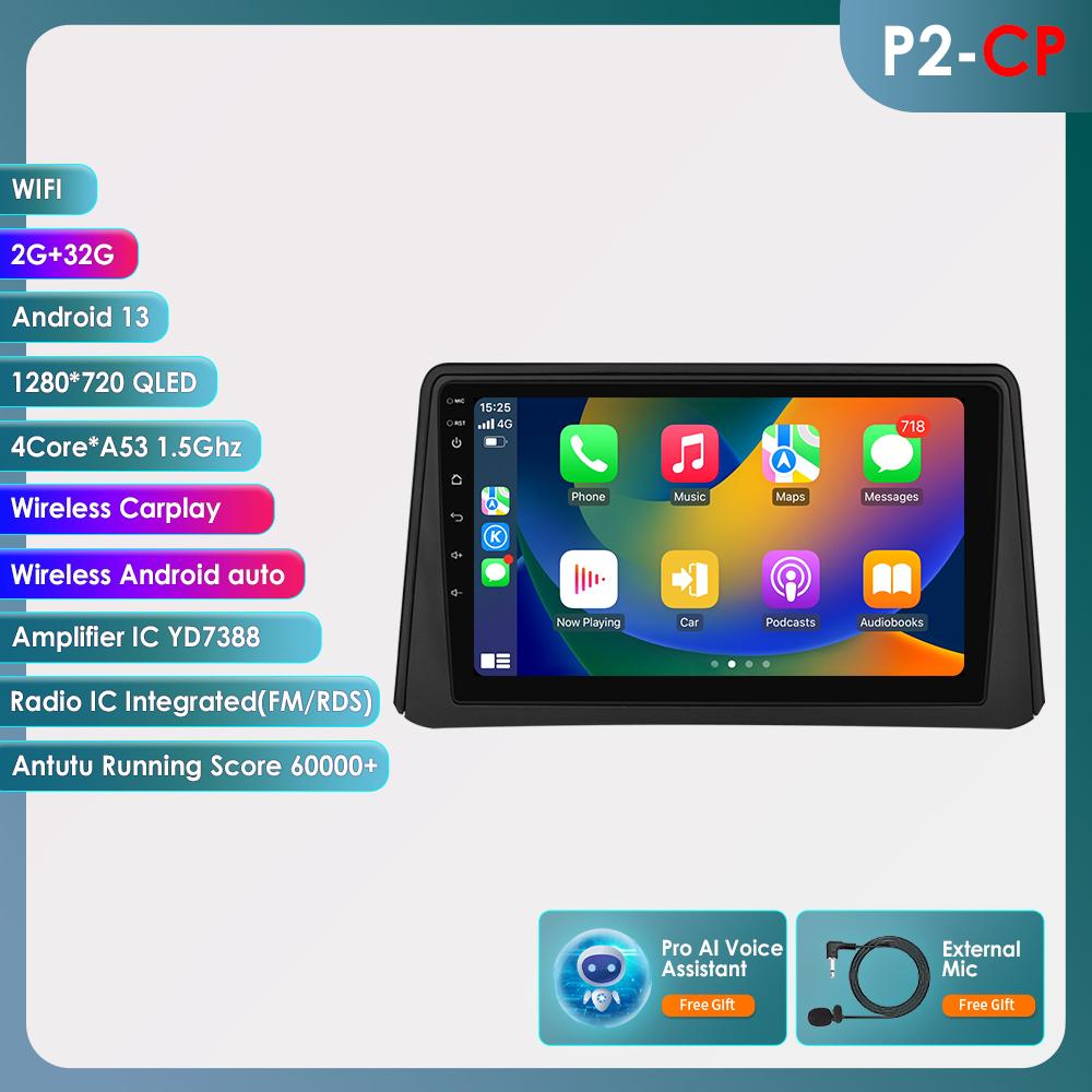 

Hizpo Android 14 Intelligent Auto Car radio For Opel Mokka 1 2012-2016 multimedia Video player 7862 Octa Core Carplay GPS navi Stereo QLED Screen P2CP 4Core 2G 32G AI